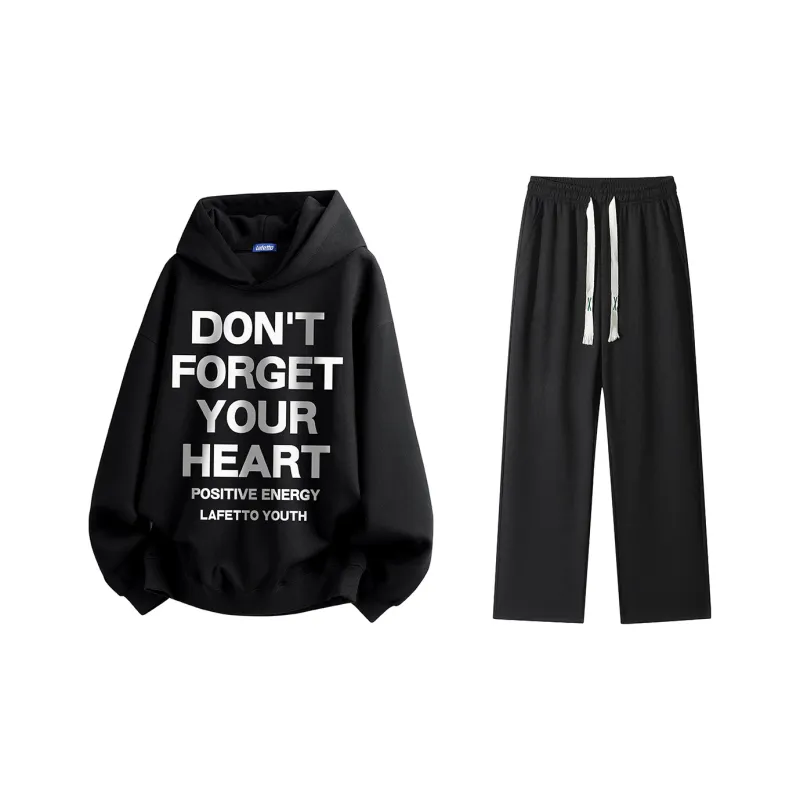 Lafetto Sweatshirt Sets Unisex-0