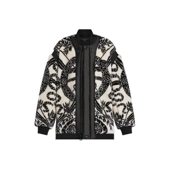 LOUIS VUITTON Bow Jacquard Fleece Jacket