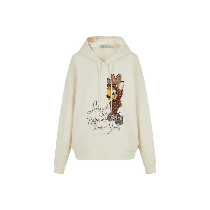 C'N'C Fall And Winter Long Sleeved Sweatshirt Women's-3