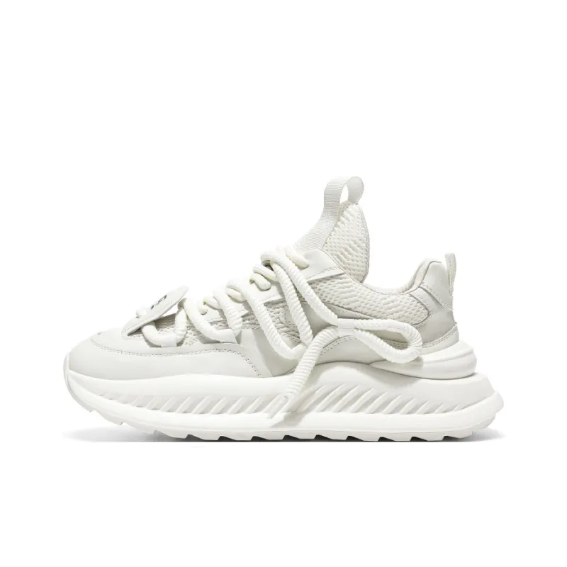 Magelly Shock Absorbers With Slip Resistant And Abrasion Resistant Properties Low Top Chunky Sneakers Men's-0