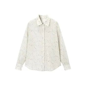 TKY SHOP Shirt Women's Green Floral