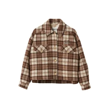 MIU MIU Jackets & Coats Women's Khaki