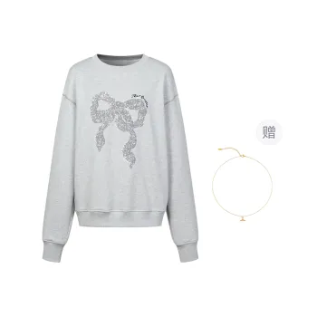 Three Quarters Sweatshirt Women's Gray