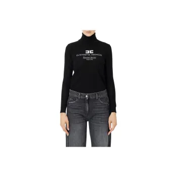 Elisabetta Franchi Logo inlay Roll neck Sweater