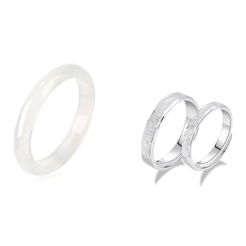 COPI Glass Cat Eye Rings Unisex