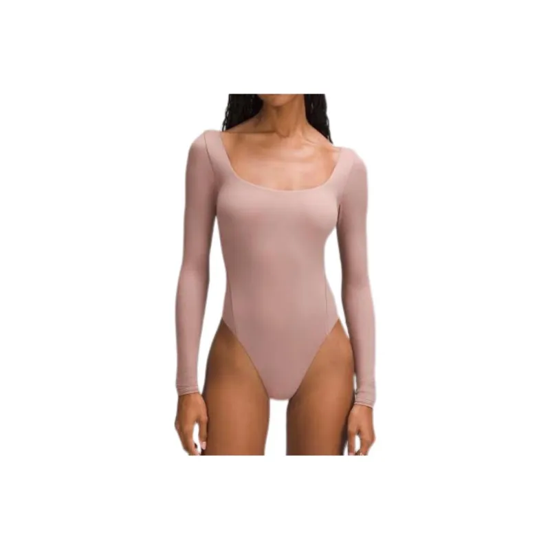 Lululemon Wundermost Ultra Soft Nulu Square Neck Long Sleeve Bodysuit Bodysuits Women's-9