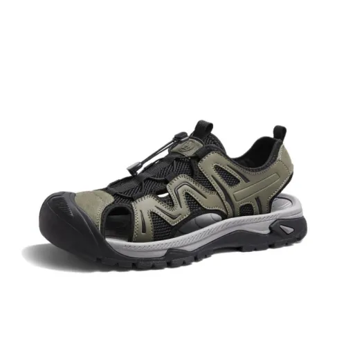 Blue Slip Resistant, Breathable, Anti Collision River Trekking Shoes Men's