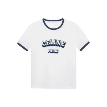CELINE Paris 70s T shirt In Cotton Jersey