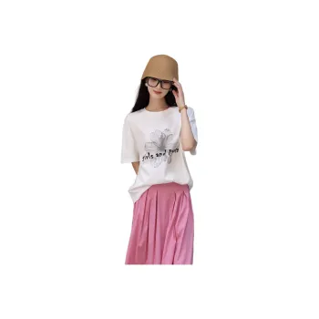 【dme】 T-Shirt Women's Raw White