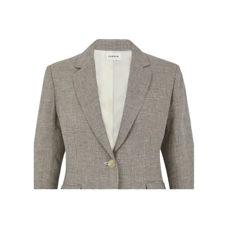 PAROSH Business Suit Coat Women's Gray-4