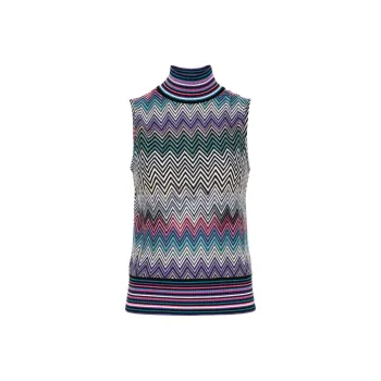 MISSONI Zigzag woven Knitted Tank Top