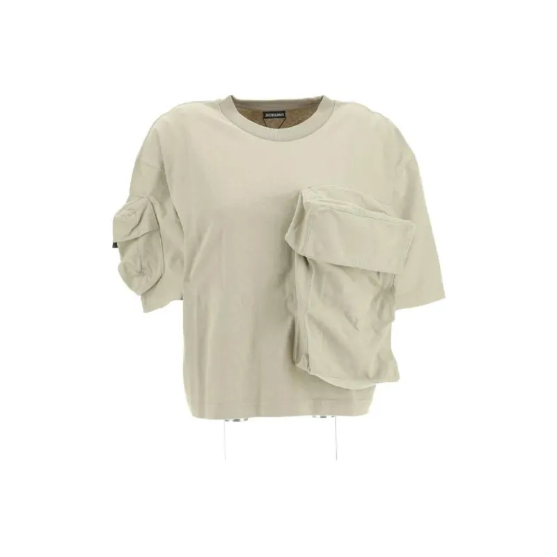 Jacquemus T-Shirt Women's Beige-0