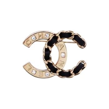 CHANEL 2019 Cc Logo Chain Brooch