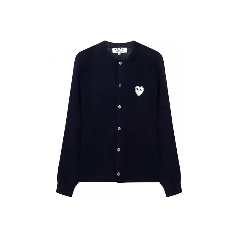 CDG Play Knitwear Women's Navy Blue-0