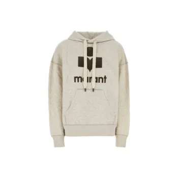 ISABEL MARANT Mansel Logo Printed Drawstring Hoodie