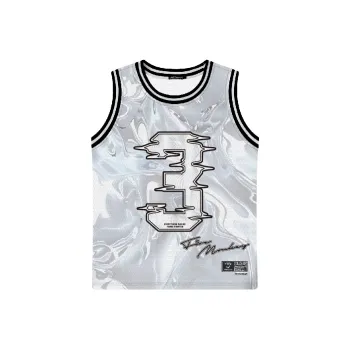 FireMonkey Basketball Jersey Unisex Phantom Pattern Gray
