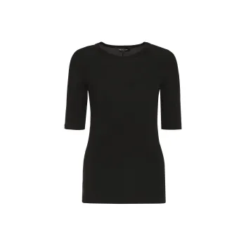Fabiana Filippi Cut Out Crewneck Ribbed Top