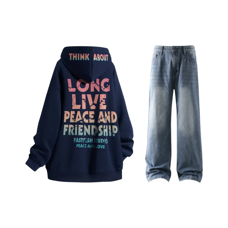 FASTFISH Sweatshirt Sets Unisex-54