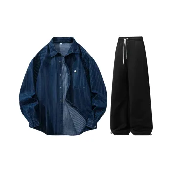 A.X.S.K Shirt Matching Set Unisex