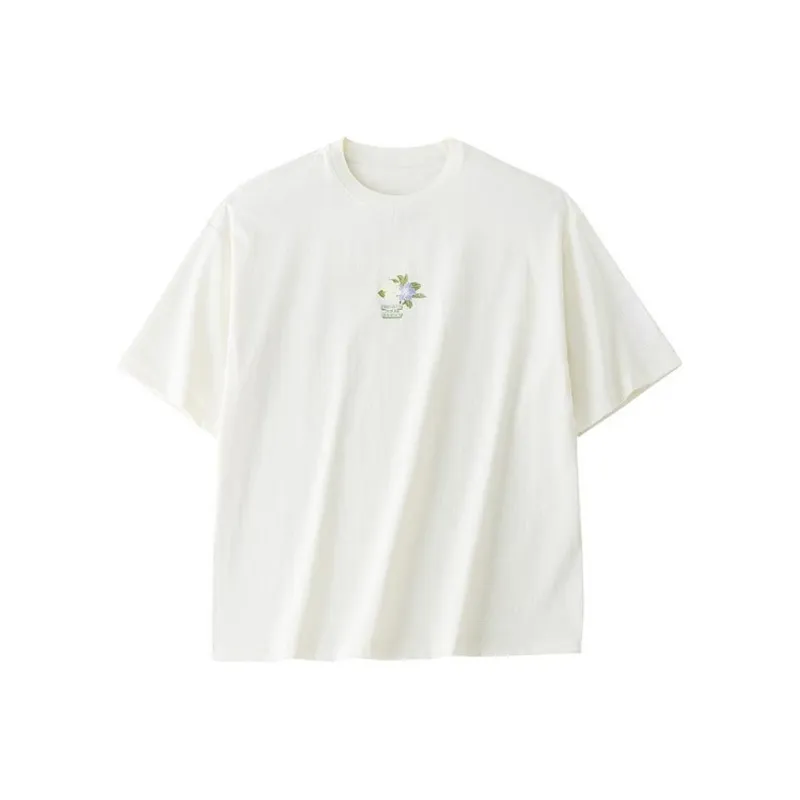 Anta x ZHONGGUOGUOJIADILI Outdoor Collection T Shirt Women's Beige Yellow-0