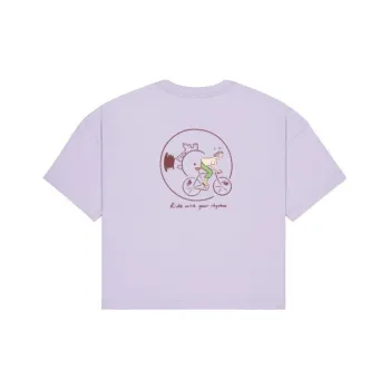 New Balance Drop Shoulder Sleeve T Shirt Women's Purple