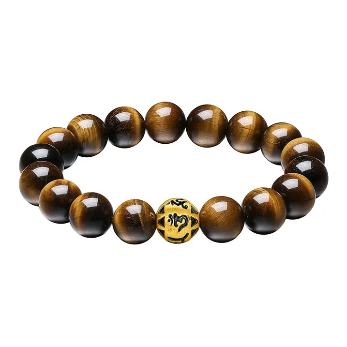 LIU GUI FU JEWELRY Natural Tiger's Eye Stone Bracelets Unisex-0