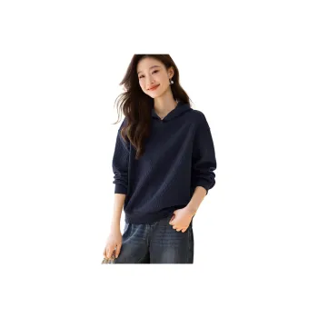 Mo Han Yi Mei Sweatshirt Women's Navy Blue