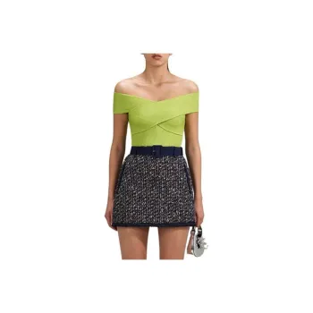 Self-portrait Knitwear Women's Fruit Green