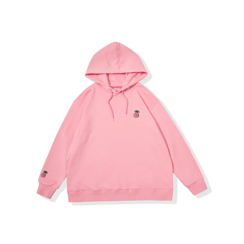 Pink Pineapple Sweatshirts Women's-2