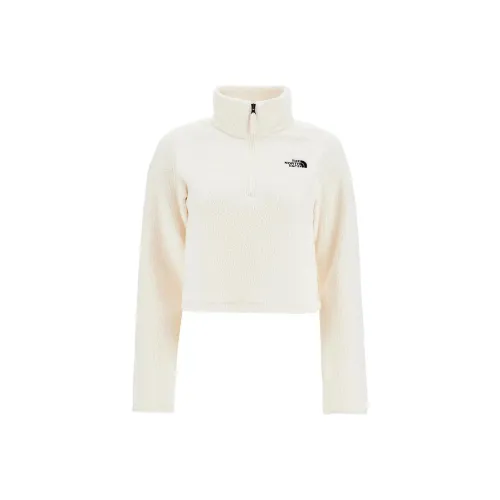 Christian Wijnants Kami Pullover mit Rundhalsausschnitt Glacier Fleece Cropped Zip-Up P-6