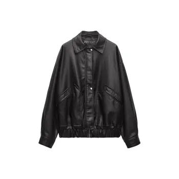 ZARA Jackets Women's Black