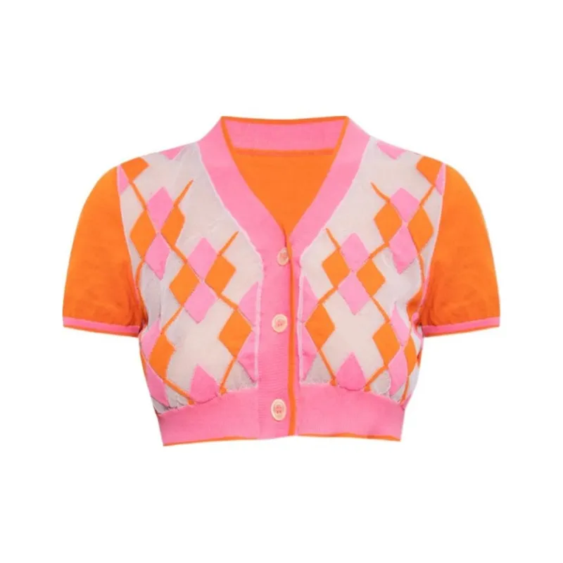 Jacquemus Le Cardigan Toledo Court 'Orange'-0