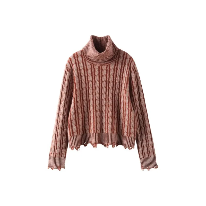 MAIGRE SIMHAT Cashmere Sweater Women's Rusty Red-0