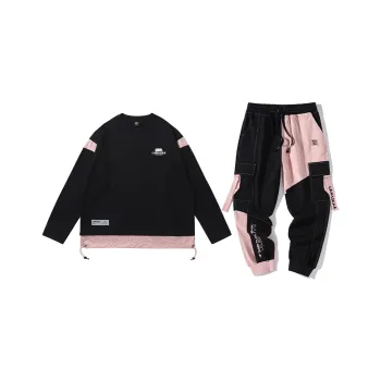 LAMLICKA Casual Sportswear Unisex Black