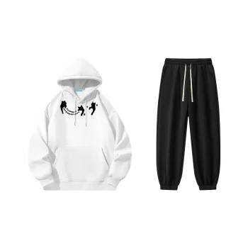 Small Columns Under The Sea Sweatshirt Set Unisex
