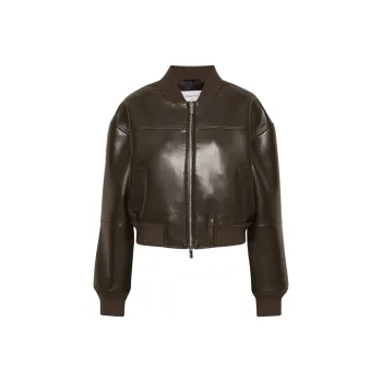 ARITZIA FW24 Babaton Synergy Bomber Jackets Coats Women's Rich Mocha Brown/Deep Mocha Brown
