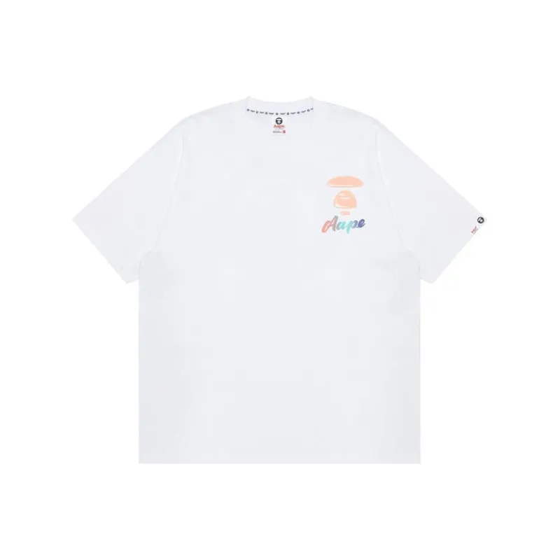Aape By *A Bathing APE® Logo print Cotton T shirt-0