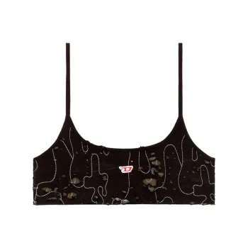DIESEL T Bra Dev Destroyed Tulle Top