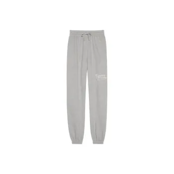 GUCCI Knitted Sports Pants Men's Gray