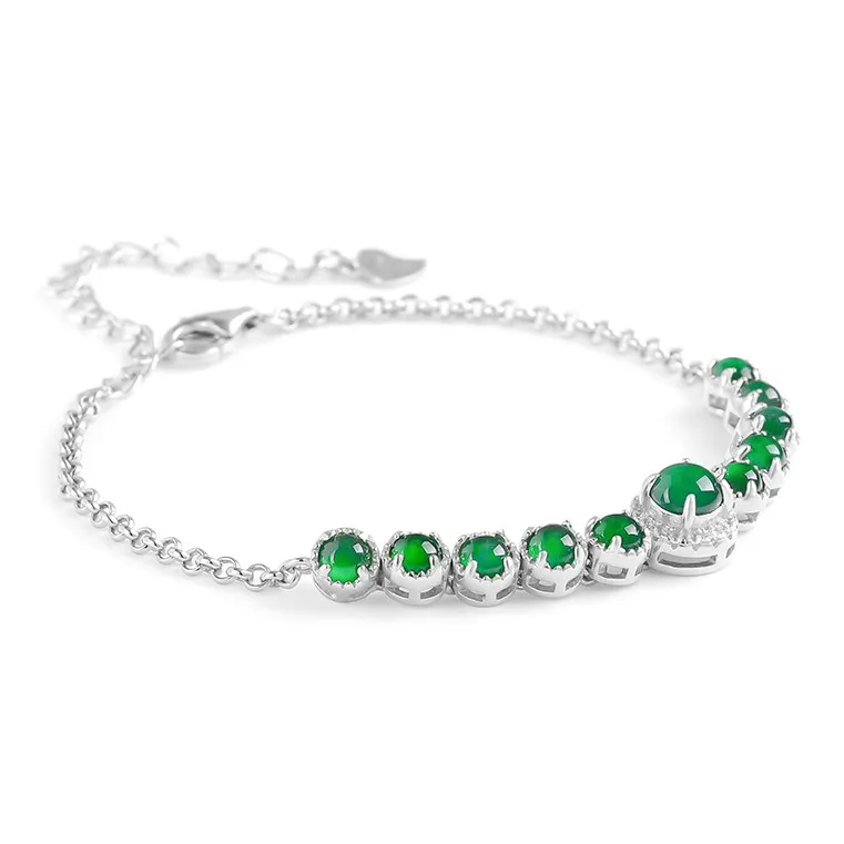 Jade Is Boundless Ice Glutinous Jadeite Bracelets Women's-2