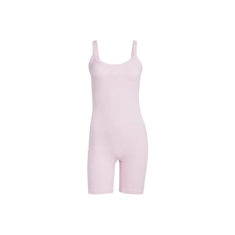 Adidas Lounge Ribbed Bodysuit Bodysuits Women's Pink-0