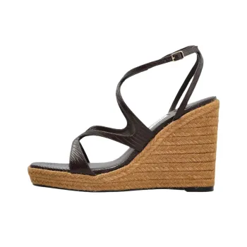 Jimmy Choo Ayla One Strap Sandals 11cm Women's Coffee Brown