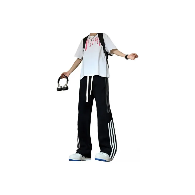 ZYKY Casual Pants Unisex Black-5
