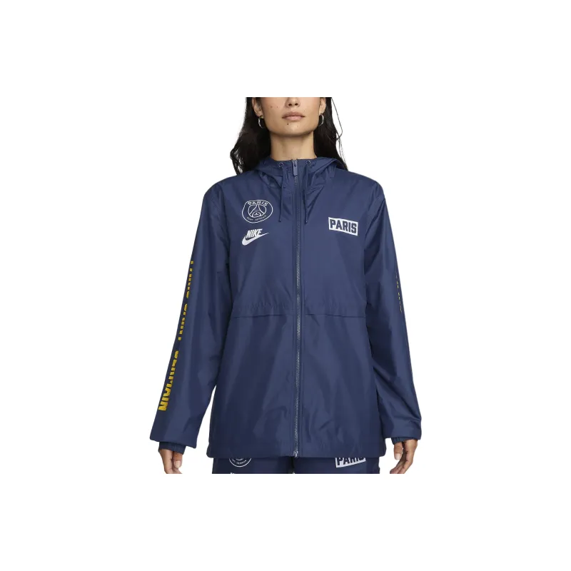 Nike Paris Saint Germain Essential Repel Women's Nike Soccer Woven Hooded Jacket-0