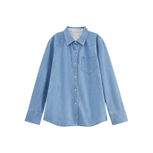 Insect Shirt Women's Light Blue