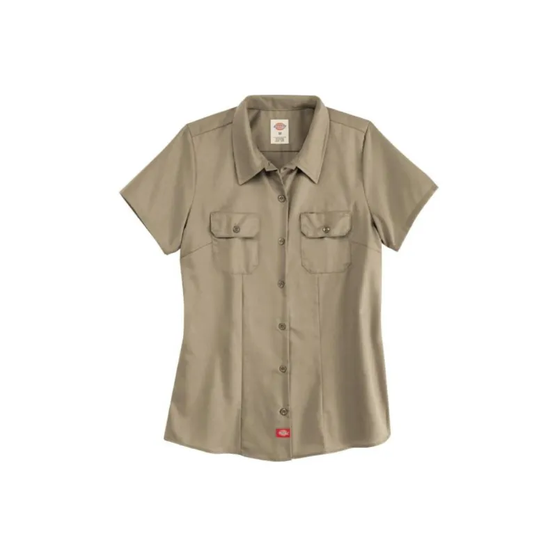 Dickies Shirts Women's Khaki-0