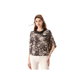 FENHONGMALI Shirts Women's Gray