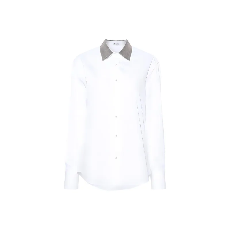 Brunello Cucinelli Long Sleeved Button Up Shirt-0