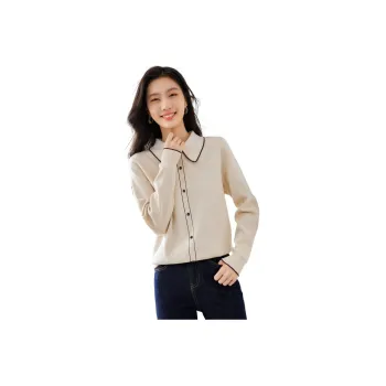 VIMLY Knitwear Women's Apricot