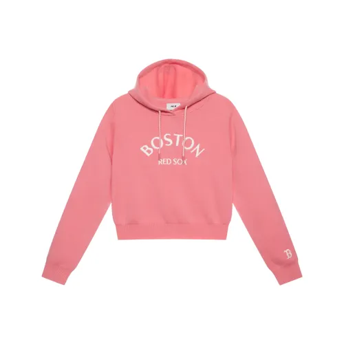 MLB Preppy Style Collection Basic Boston Red Sox 24FW Knitwear Women's Pink